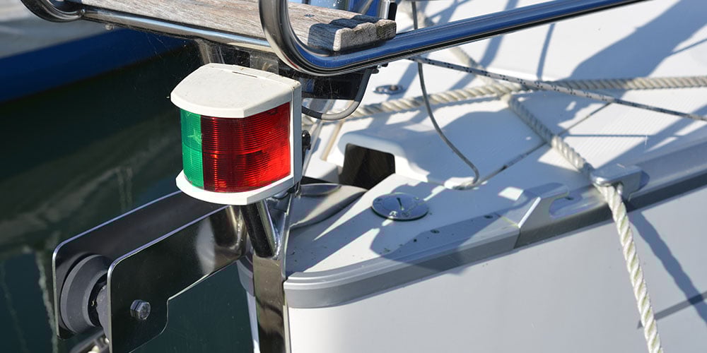 Boat shop navigation lights